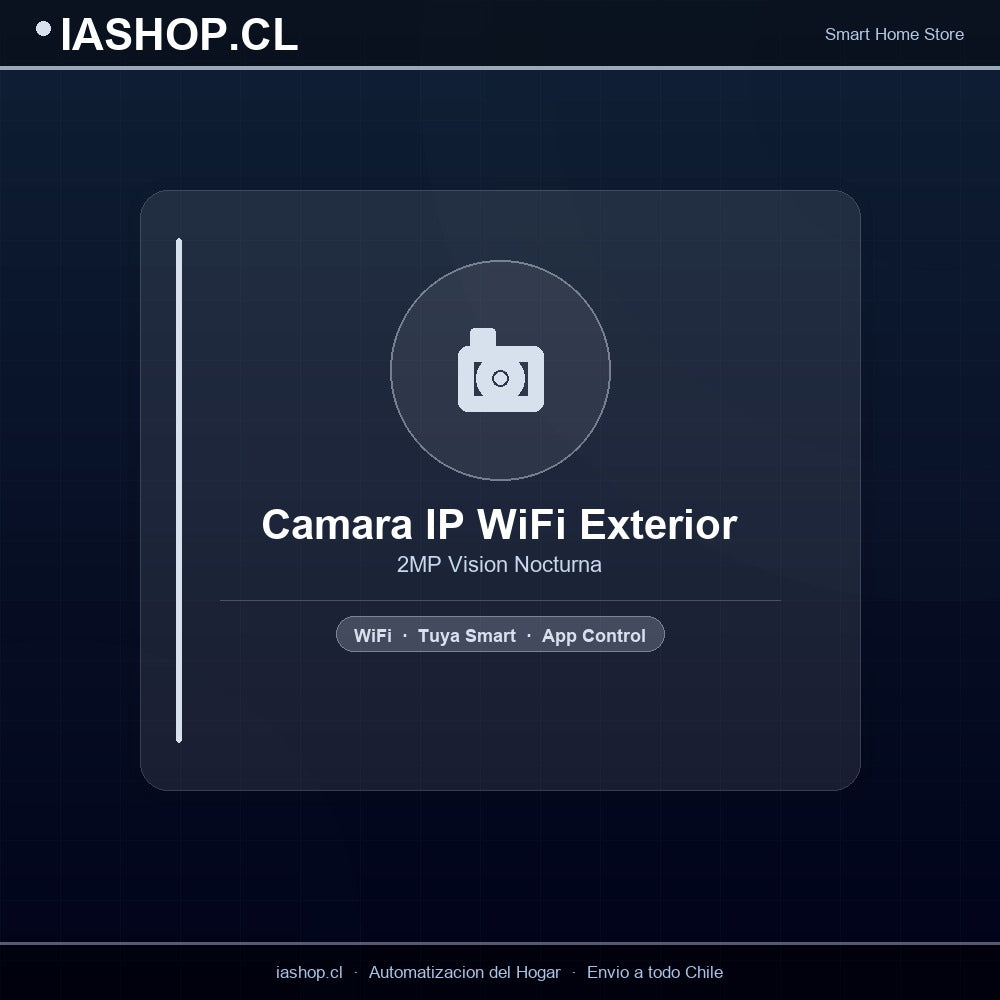 Cámara IP WiFi Exterior 2MP Visión Nocturna Tuya
