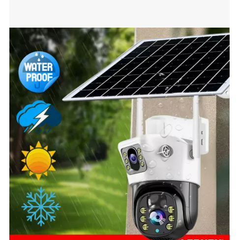 Camara De Seguridad Solar 4g Con Chip