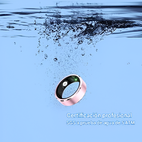 Anillo Inteligente Smart Rosado Talla 10