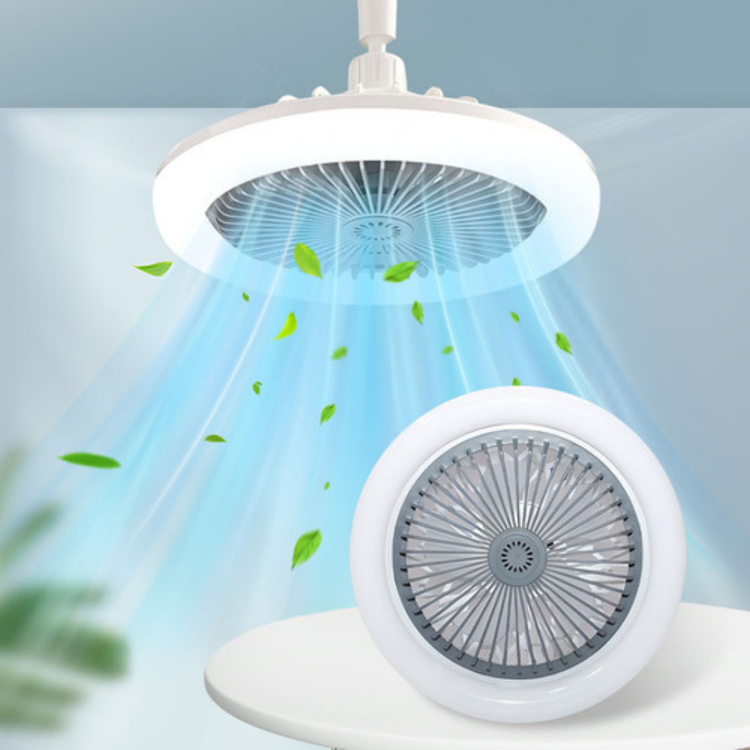 Lámpara Ventilador De Techo Led Con Cont
