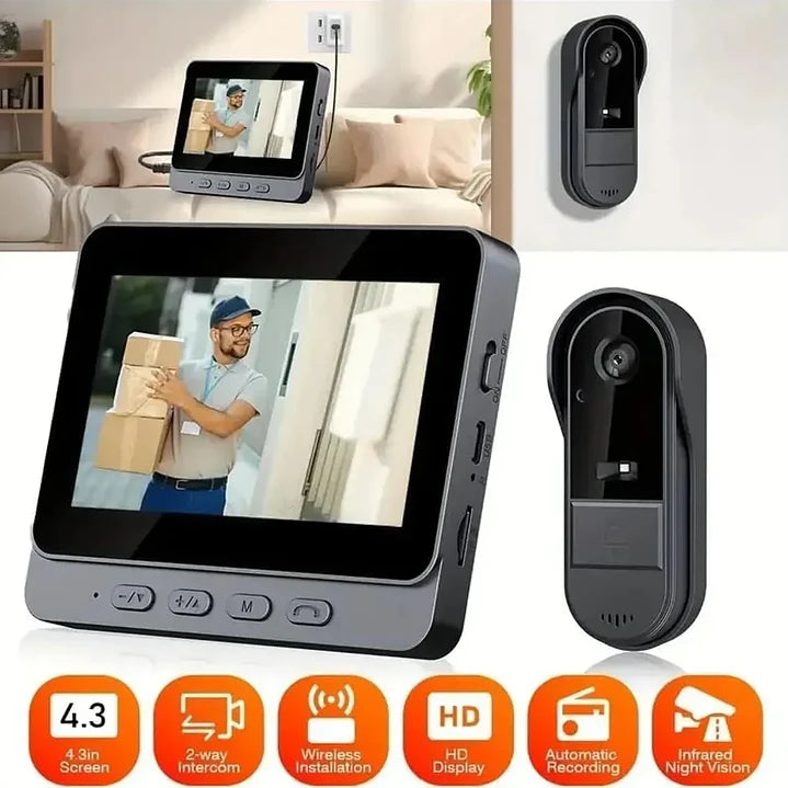 Timbre Smart Cámara Audio Inalámbrico