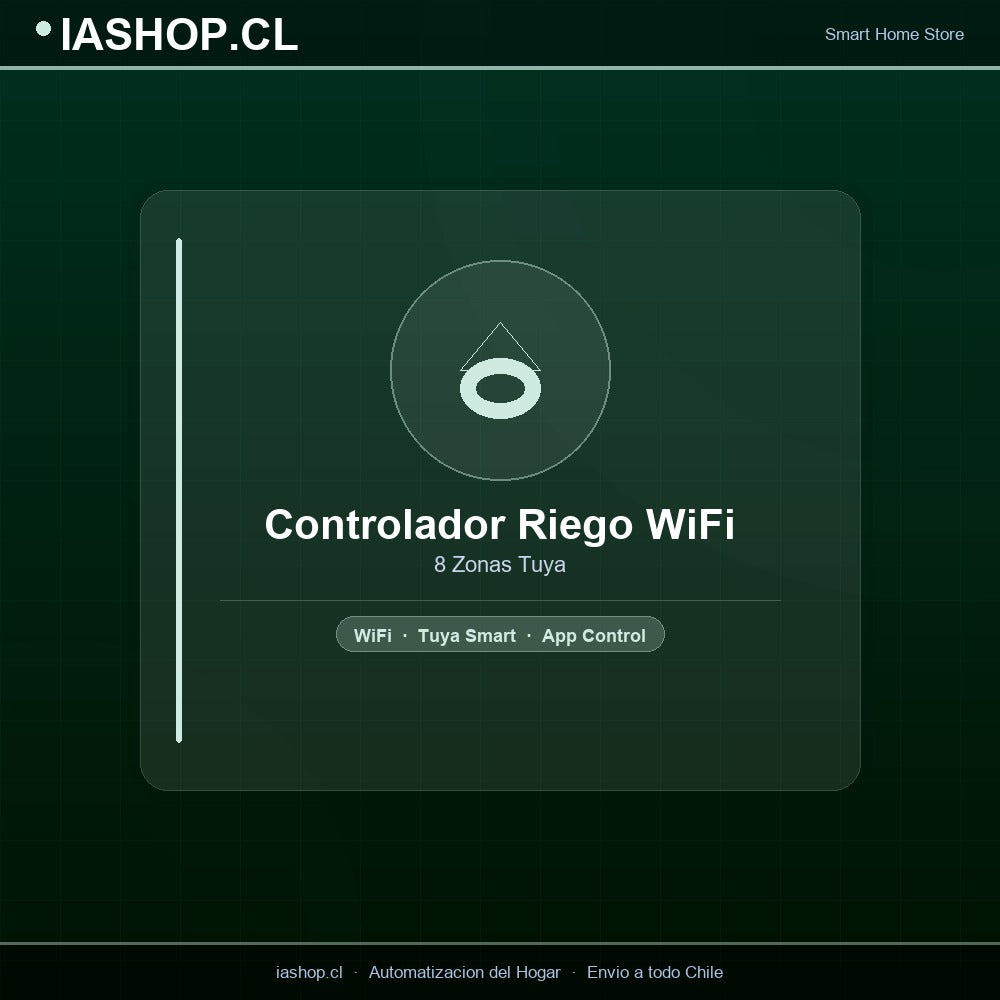 Controlador Riego Inteligente WiFi 8 Zonas Tuya